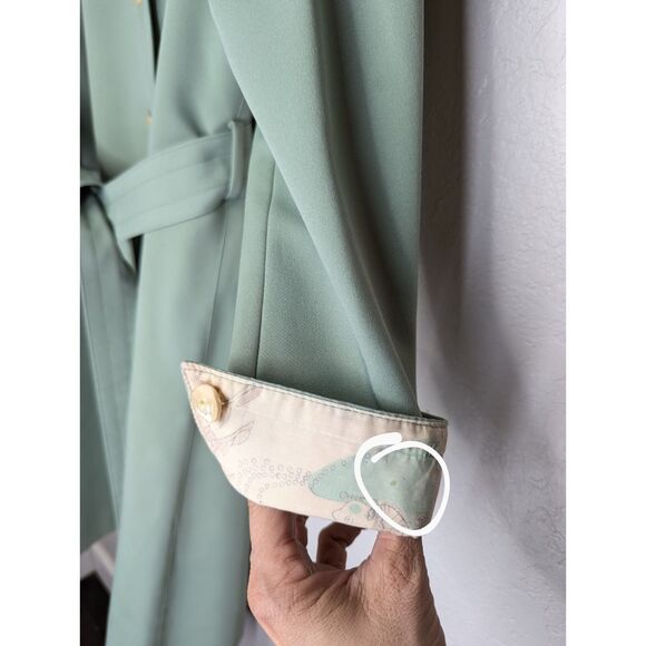 Vintage 70s Puget Sounder Green All Weather Coat by Item House - Picture 9 of 16